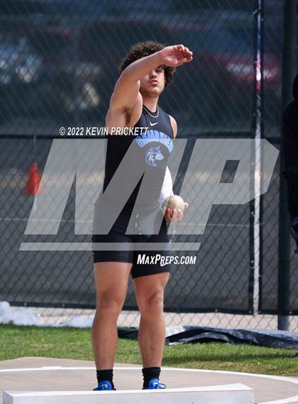 Thumbnail 2 in CHSAA Track & Field 5A Championships (Boys Shot Put) photogallery.