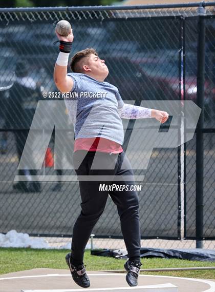 Thumbnail 3 in CHSAA Track & Field 5A Championships (Boys Shot Put) photogallery.