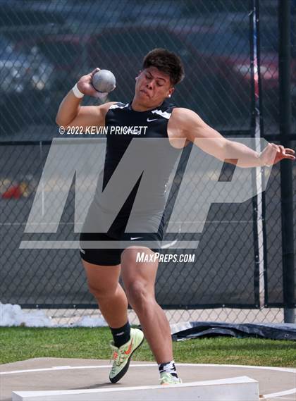 Thumbnail 3 in CHSAA Track & Field 5A Championships (Boys Shot Put) photogallery.