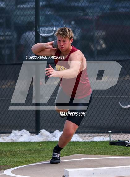 Thumbnail 3 in CHSAA Track & Field 5A Championships (Boys Shot Put) photogallery.