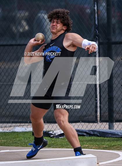Thumbnail 3 in CHSAA Track & Field 5A Championships (Boys Shot Put) photogallery.