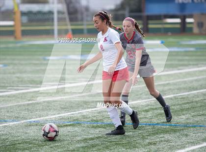 Thumbnail 3 in Lee [Robert E.] vs Antonian Prep (NEISD Soccer Showcase) photogallery.