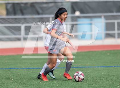 Thumbnail 1 in Lee [Robert E.] vs Antonian Prep (NEISD Soccer Showcase) photogallery.