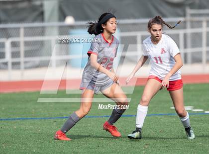 Thumbnail 1 in Lee [Robert E.] vs Antonian Prep (NEISD Soccer Showcase) photogallery.