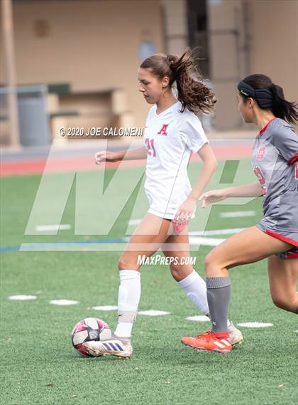 Thumbnail 1 in Lee [Robert E.] vs Antonian Prep (NEISD Soccer Showcase) photogallery.