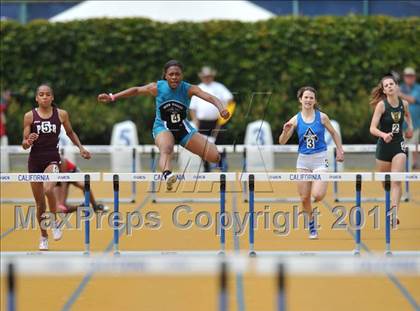 Thumbnail 3 in CIF NCS Masters Track & Field Championships (Girls Track) photogallery.