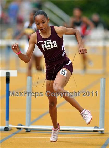 Thumbnail 2 in CIF NCS Masters Track & Field Championships (Girls Track) photogallery.