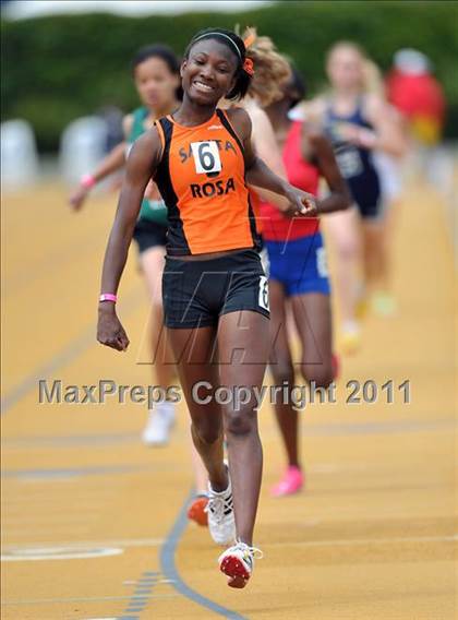 Thumbnail 3 in CIF NCS Masters Track & Field Championships (Girls Track) photogallery.