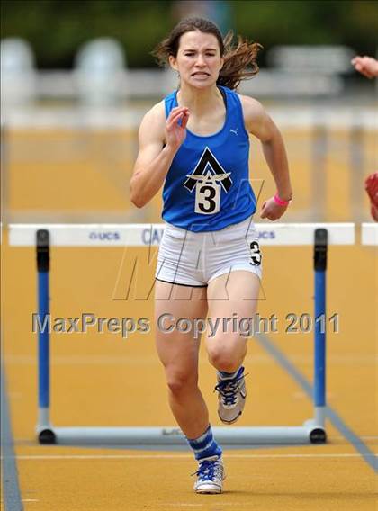 Thumbnail 3 in CIF NCS Masters Track & Field Championships (Girls Track) photogallery.