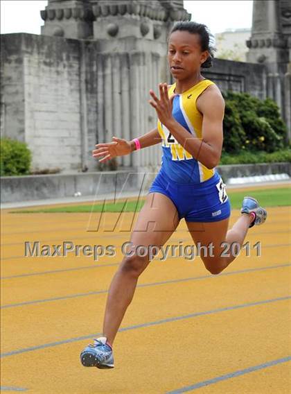 Thumbnail 3 in CIF NCS Masters Track & Field Championships (Girls Track) photogallery.
