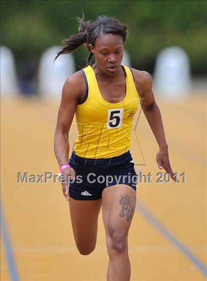 Thumbnail 3 in CIF NCS Masters Track & Field Championships (Girls Track) photogallery.