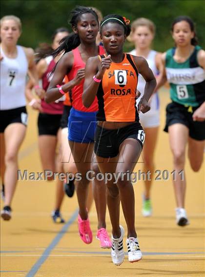 Thumbnail 1 in CIF NCS Masters Track & Field Championships (Girls Track) photogallery.
