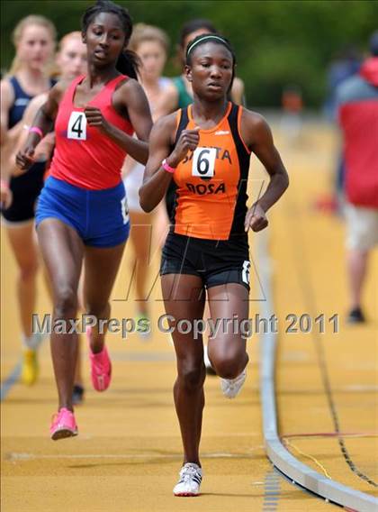 Thumbnail 2 in CIF NCS Masters Track & Field Championships (Girls Track) photogallery.