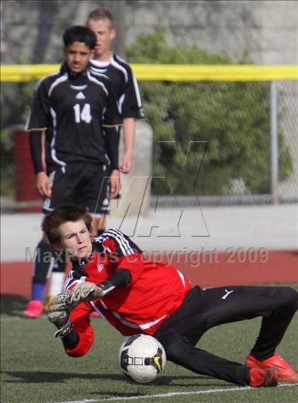 Thumbnail 1 in Hesperia @ St. Genevieve (CIF SS Playoffs) photogallery.