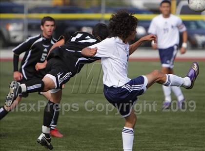 Thumbnail 1 in Hesperia @ St. Genevieve (CIF SS Playoffs) photogallery.
