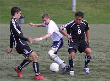Thumbnail 3 in Hesperia @ St. Genevieve (CIF SS Playoffs) photogallery.