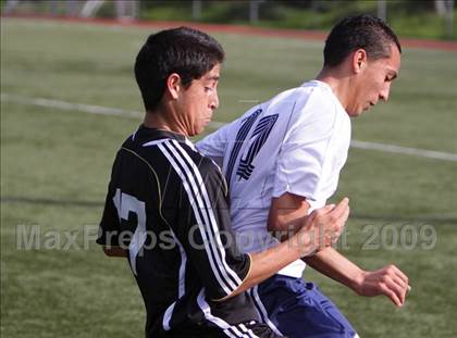 Thumbnail 3 in Hesperia @ St. Genevieve (CIF SS Playoffs) photogallery.