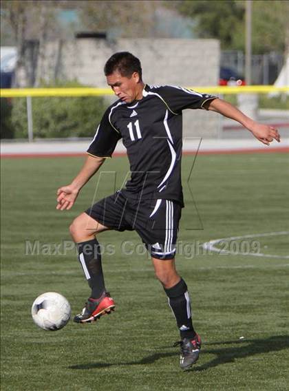 Thumbnail 3 in Hesperia @ St. Genevieve (CIF SS Playoffs) photogallery.