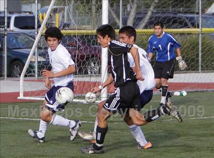 Thumbnail 3 in Hesperia @ St. Genevieve (CIF SS Playoffs) photogallery.