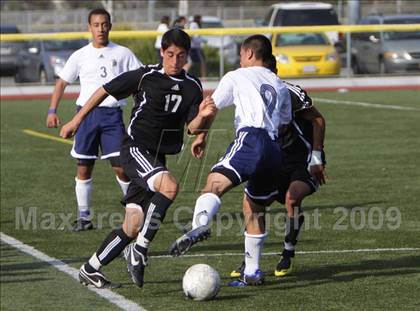 Thumbnail 2 in Hesperia @ St. Genevieve (CIF SS Playoffs) photogallery.