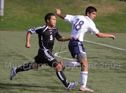 Thumbnail 3 in Hesperia @ St. Genevieve (CIF SS Playoffs) photogallery.