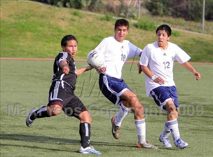 Thumbnail 2 in Hesperia @ St. Genevieve (CIF SS Playoffs) photogallery.