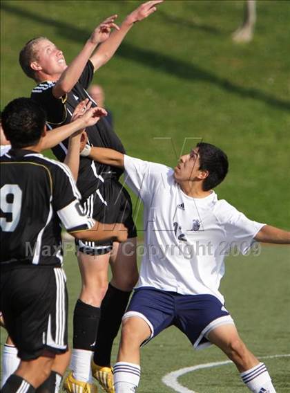 Thumbnail 1 in Hesperia @ St. Genevieve (CIF SS Playoffs) photogallery.