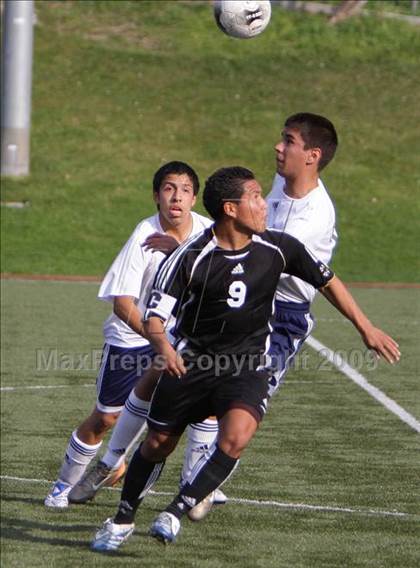 Thumbnail 2 in Hesperia @ St. Genevieve (CIF SS Playoffs) photogallery.