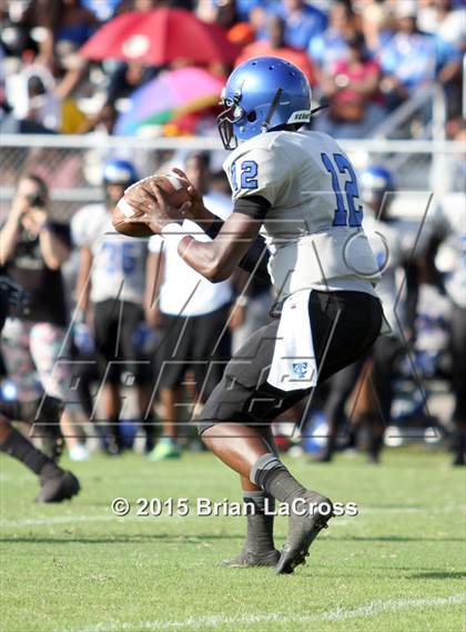 Thumbnail 3 in Trinity Christian Academy vs. Bartram Trail (Scrimmage @West Nassau High School) photogallery.