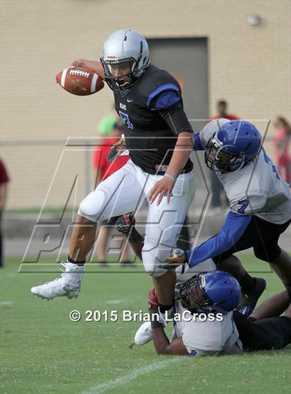 Thumbnail 3 in Trinity Christian Academy vs. Bartram Trail (Scrimmage @West Nassau High School) photogallery.