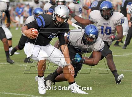 Thumbnail 3 in Trinity Christian Academy vs. Bartram Trail (Scrimmage @West Nassau High School) photogallery.