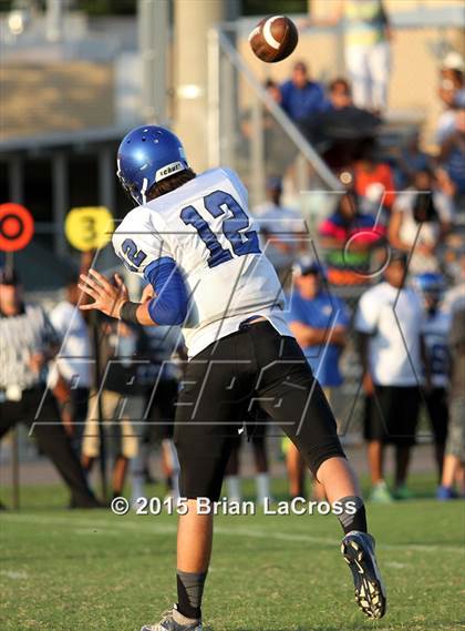 Thumbnail 3 in Trinity Christian Academy vs. Bartram Trail (Scrimmage @West Nassau High School) photogallery.