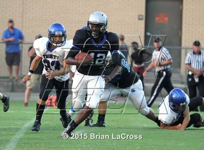 Thumbnail 1 in Trinity Christian Academy vs. Bartram Trail (Scrimmage @West Nassau High School) photogallery.