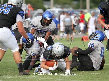 Thumbnail 1 in Trinity Christian Academy vs. Bartram Trail (Scrimmage @West Nassau High School) photogallery.