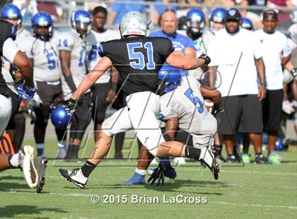 Thumbnail 1 in Trinity Christian Academy vs. Bartram Trail (Scrimmage @West Nassau High School) photogallery.