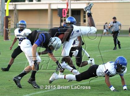 Thumbnail 1 in Trinity Christian Academy vs. Bartram Trail (Scrimmage @West Nassau High School) photogallery.
