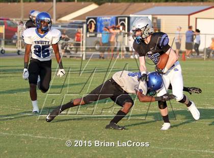 Thumbnail 1 in Trinity Christian Academy vs. Bartram Trail (Scrimmage @West Nassau High School) photogallery.