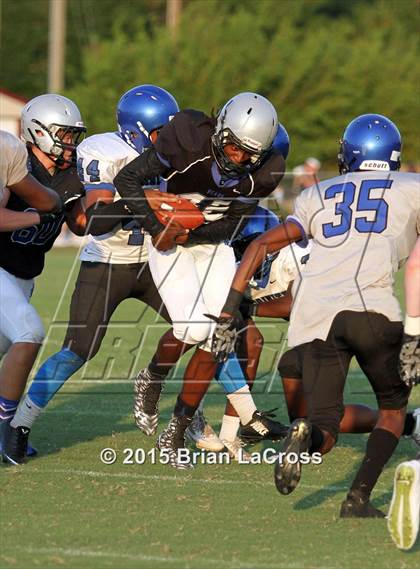 Thumbnail 3 in Trinity Christian Academy vs. Bartram Trail (Scrimmage @West Nassau High School) photogallery.