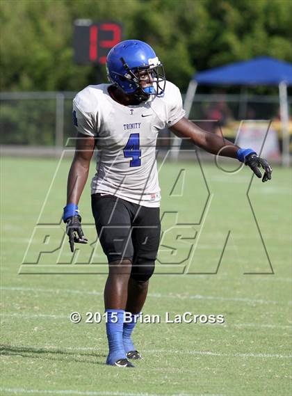 Thumbnail 1 in Trinity Christian Academy vs. Bartram Trail (Scrimmage @West Nassau High School) photogallery.