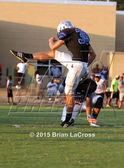 Thumbnail 1 in Trinity Christian Academy vs. Bartram Trail (Scrimmage @West Nassau High School) photogallery.