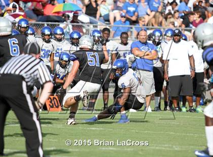 Thumbnail 2 in Trinity Christian Academy vs. Bartram Trail (Scrimmage @West Nassau High School) photogallery.