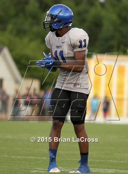 Thumbnail 3 in Trinity Christian Academy vs. Bartram Trail (Scrimmage @West Nassau High School) photogallery.
