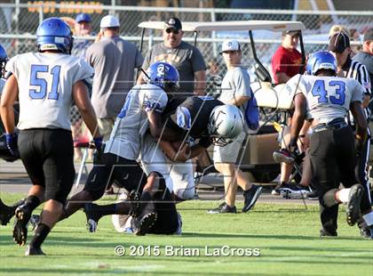 Thumbnail 3 in Trinity Christian Academy vs. Bartram Trail (Scrimmage @West Nassau High School) photogallery.