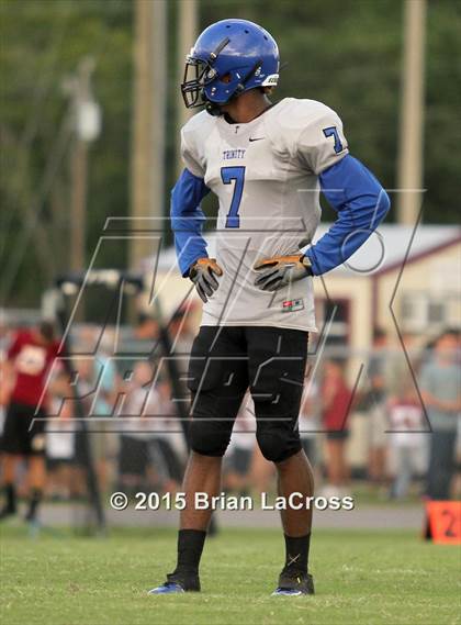 Thumbnail 1 in Trinity Christian Academy vs. Bartram Trail (Scrimmage @West Nassau High School) photogallery.