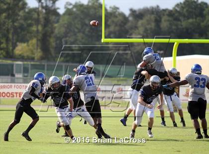 Thumbnail 1 in Trinity Christian Academy vs. Bartram Trail (Scrimmage @West Nassau High School) photogallery.