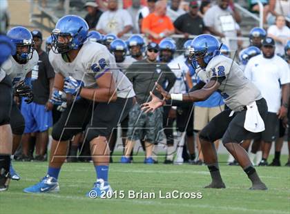 Thumbnail 2 in Trinity Christian Academy vs. Bartram Trail (Scrimmage @West Nassau High School) photogallery.
