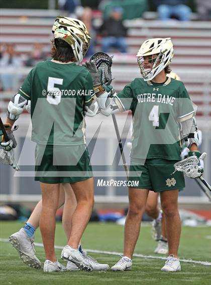 Thumbnail 2 in Notre Dame vs East Lyme (CIAC First Round) photogallery.