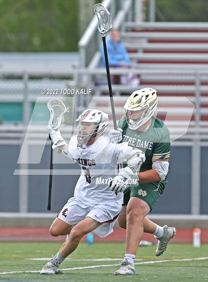 Thumbnail 2 in Notre Dame vs East Lyme (CIAC First Round) photogallery.