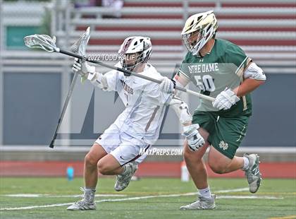 Thumbnail 1 in Notre Dame vs East Lyme (CIAC First Round) photogallery.