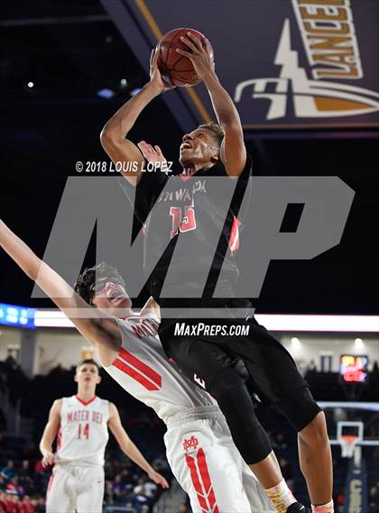Thumbnail 2 in Etiwanda vs. Mater Dei (CIF SS Open DIV Semi Final) photogallery.